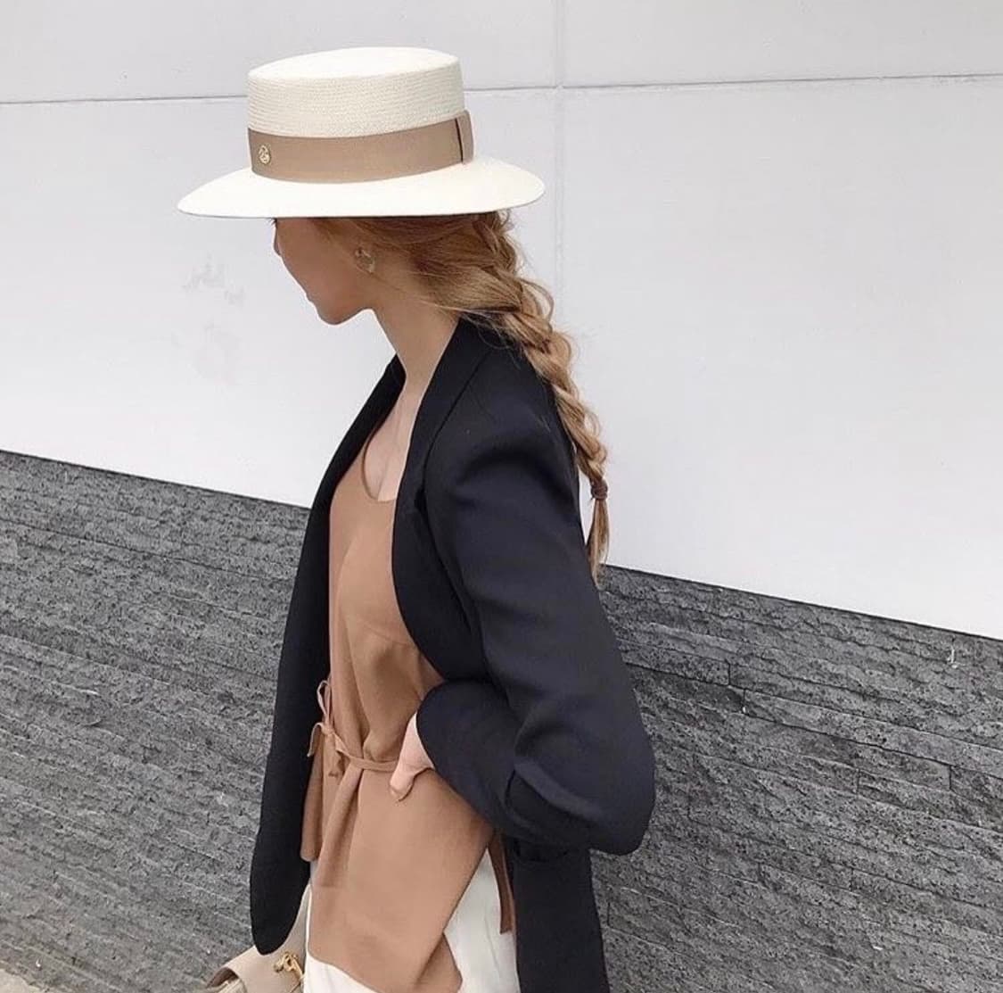 Os) 라오브 스튜디오 양갱님 착용 페도라 파나마햇 풀구성품 상품이미지6