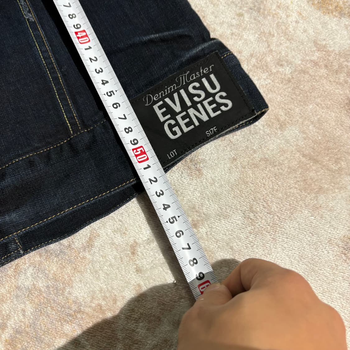 에비수 백로고 빈티지 데님 자켓 상품이미지9