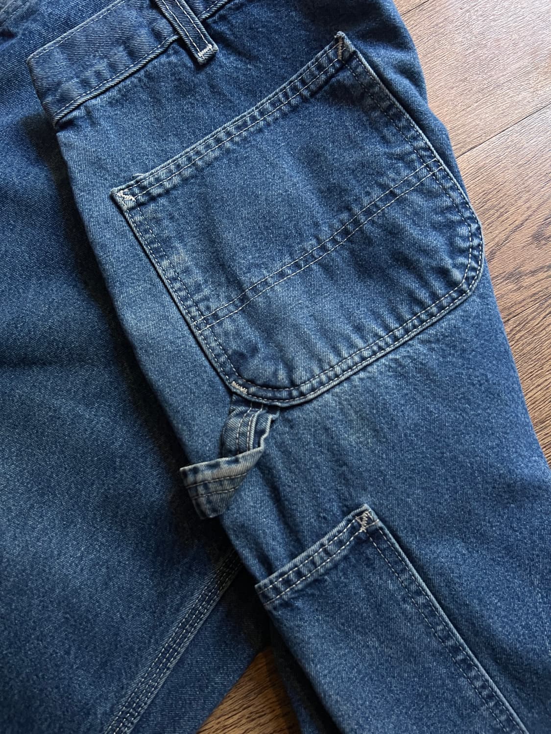 [35]칼하트 USA 빈티지 워싱 싱글니 카펜터 워크 데님 팬츠 상품이미지6