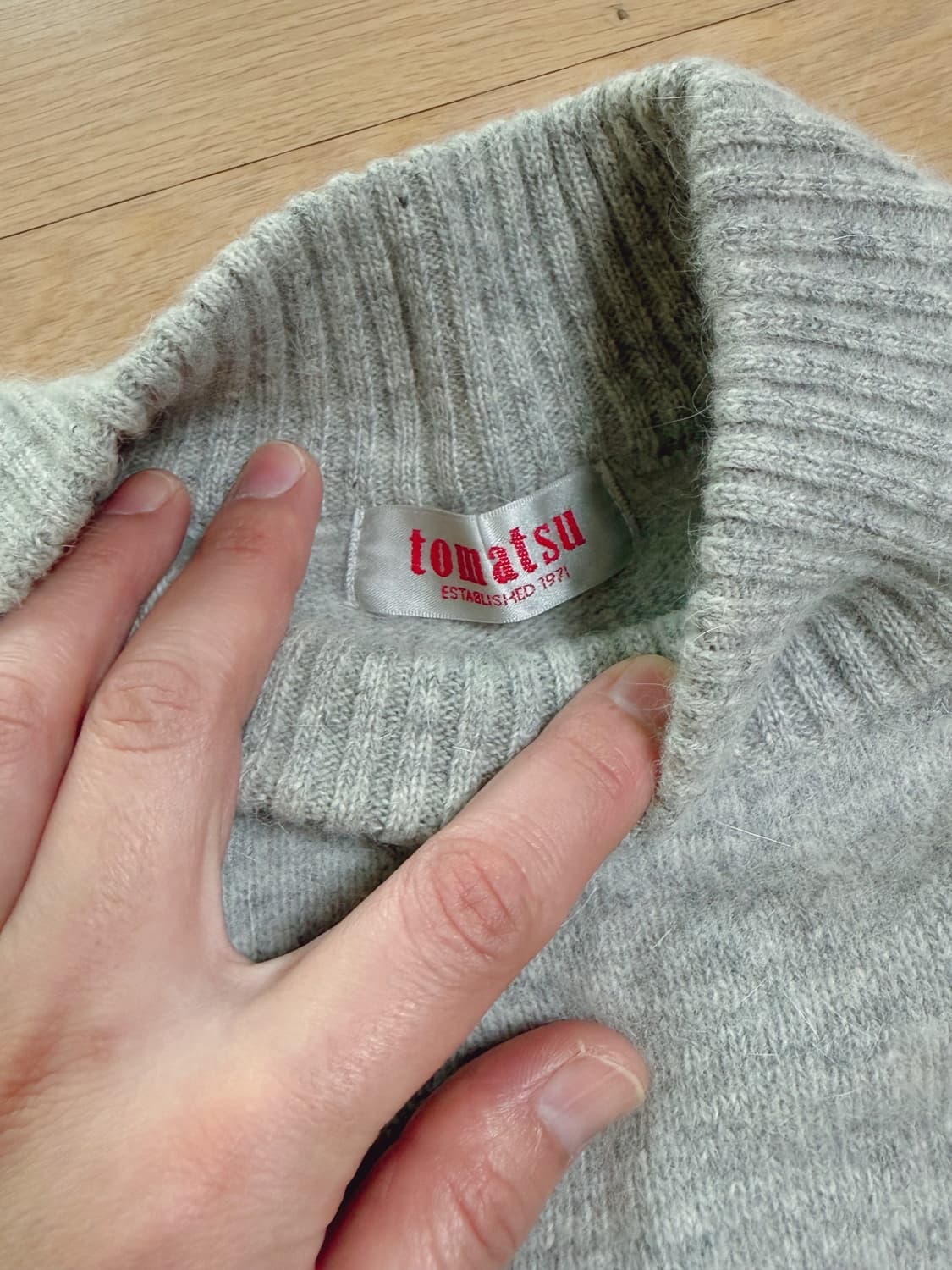 TOMATSU 곰돌이 니트 상품이미지4