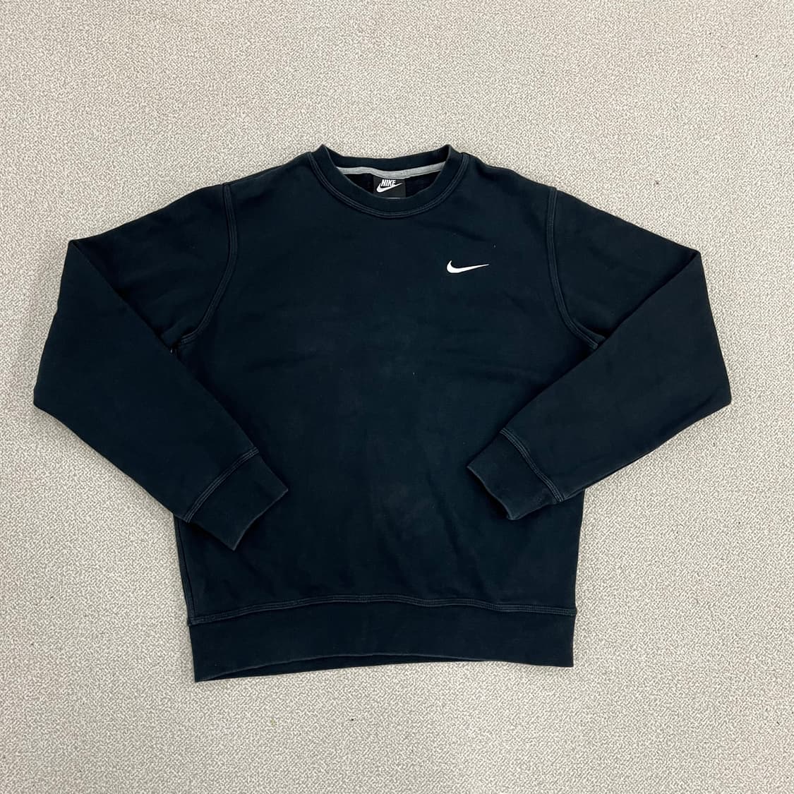 M 나이키 블랙 스우시 맨투맨 0127M2 상품이미지1