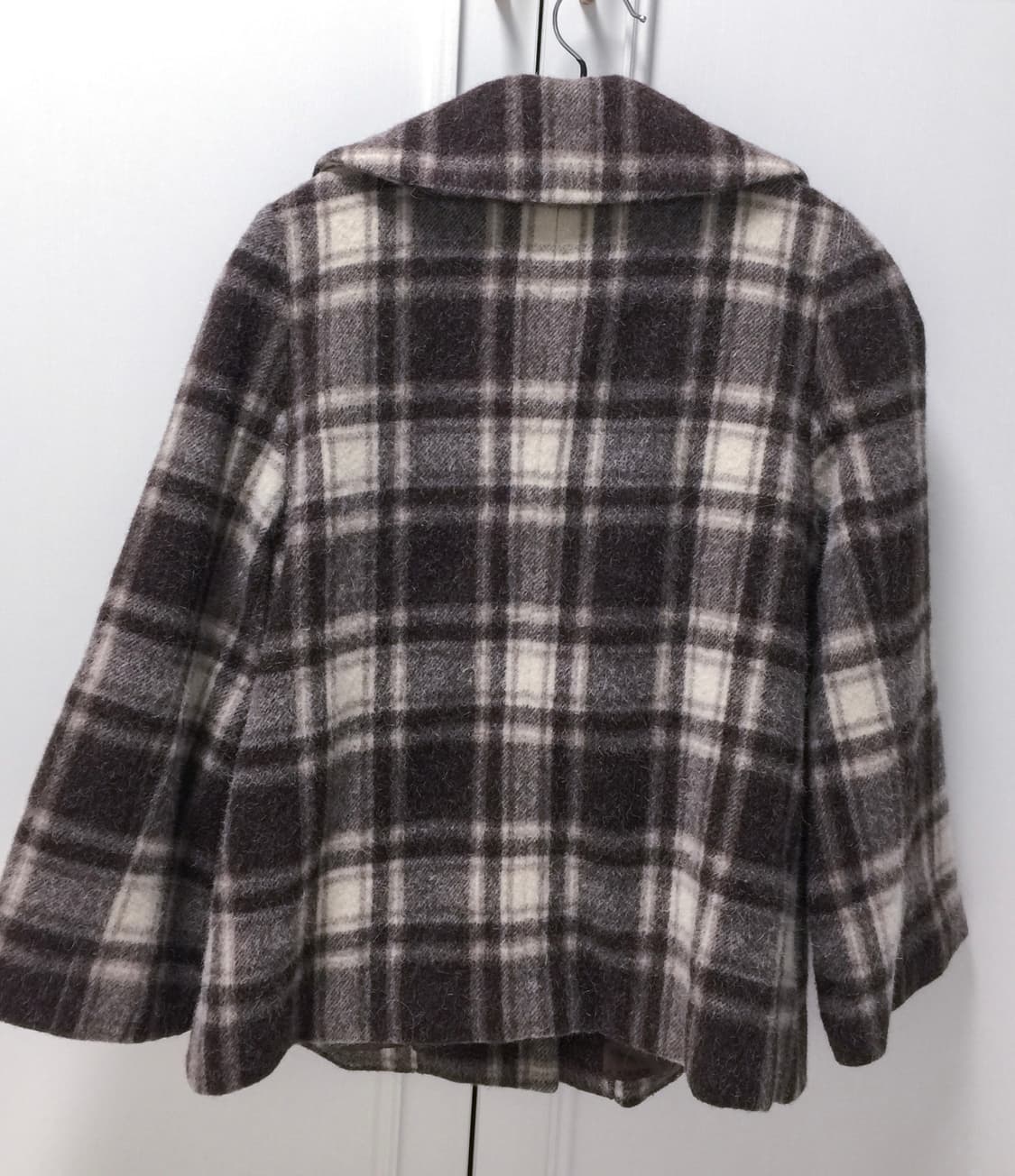 일본 빈티지 라떼갸루 체크 코트 리즈리사트랄라라엑시즈팜 상품이미지4