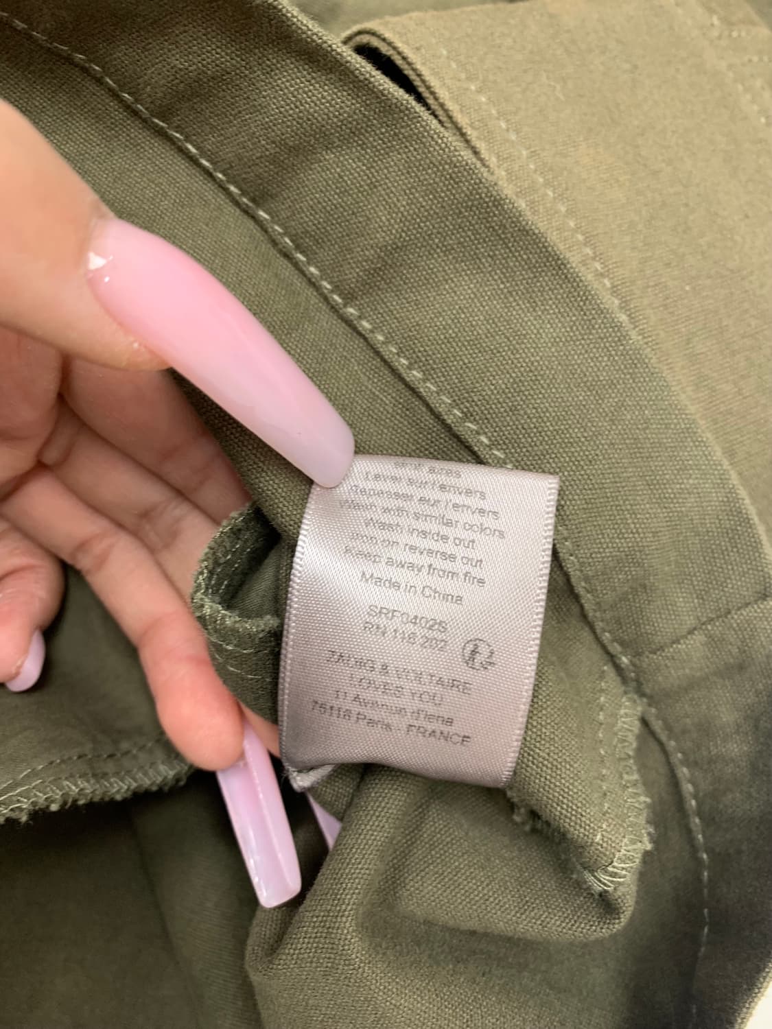 Zadig&Voltaire 밀리터리 후드 자켓 #467 상품이미지8