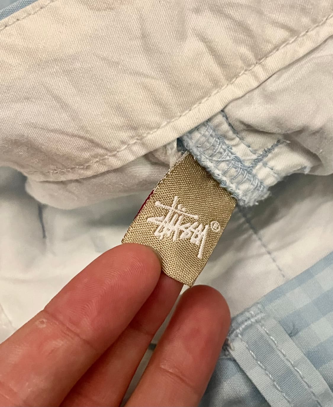 (34)00s Stussy 스투시 깅엄체크 버뮤다 팬츠 쇼츠 상품이미지8
