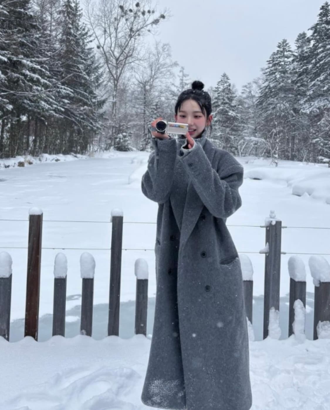 더오유 카리나 코트 (그레이) 상품이미지2