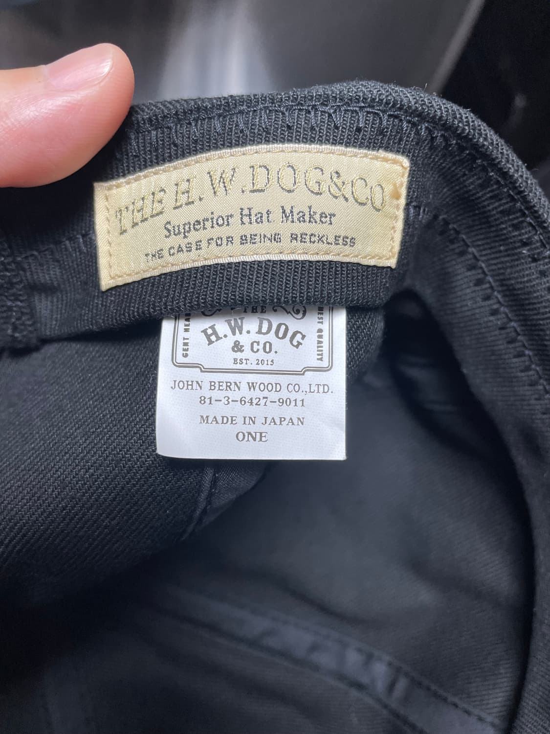 도그앤코(H.W.DOG & CO) 트러커 캡 블랙 one size 상품이미지7
