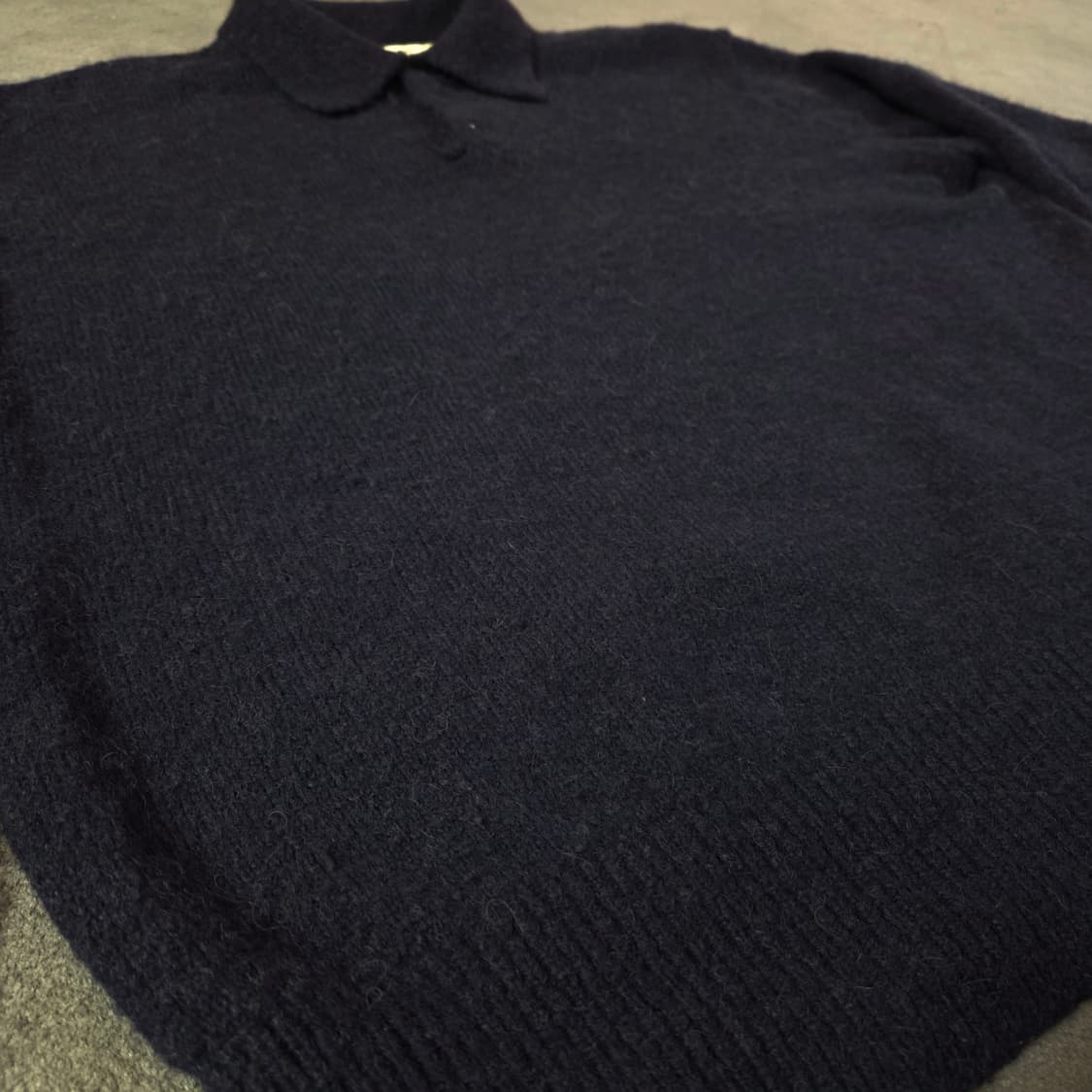 포터리 알파카 컴포트 폴로 니트 3 다크네이비 상품이미지6