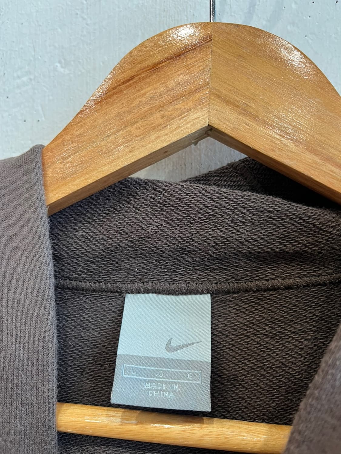 00s 나이키 재팬 슬리브리스 후드 브라운 L 상품이미지5