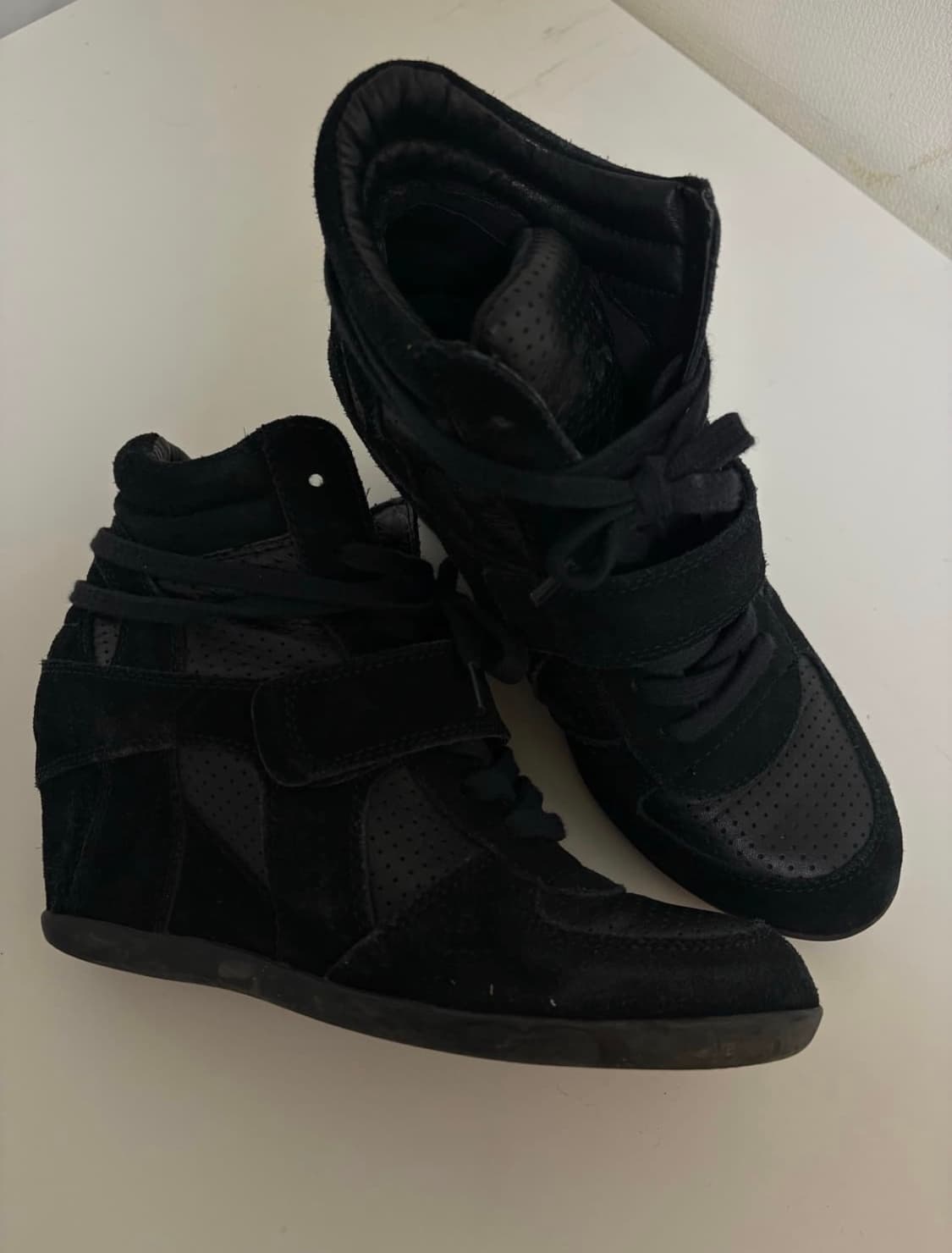 아쉬 웨지힐 스니커즈 블랙 38 (240-245) 상품이미지1