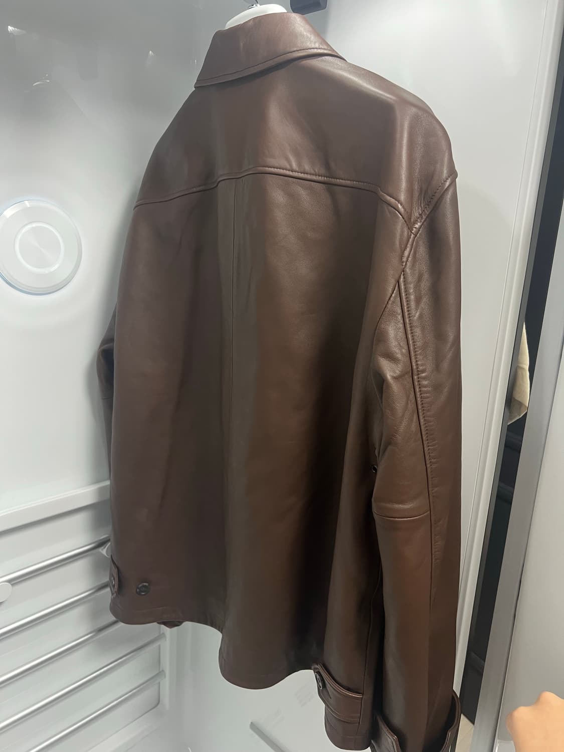 폴로 랄프로렌 램스킨 레더 자켓 L(QR정품) 상품이미지6