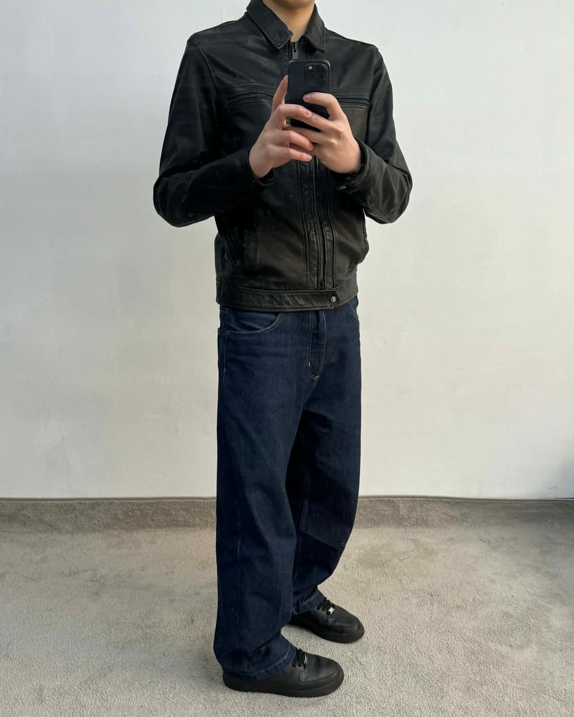 [M] 올세인츠 라크 레더 가죽 자켓 상품이미지3