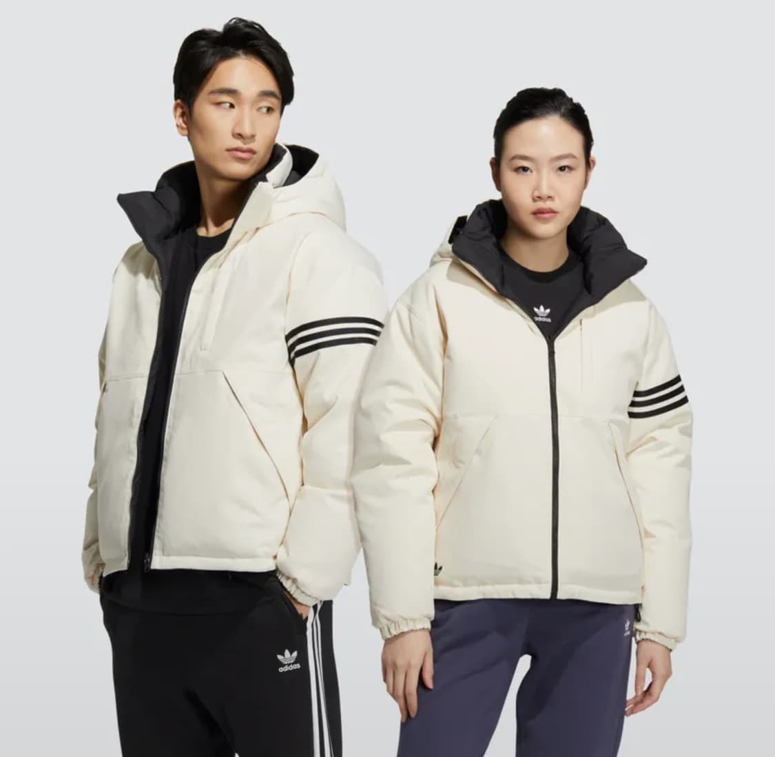 아디다스 meu 덕다운 리버시블 패딩 S~M사이즈 상품이미지1