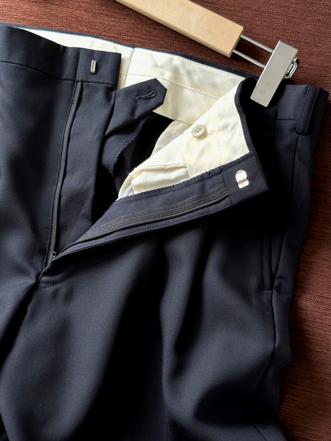 Wool poly 2 pleats trousers 상품이미지2