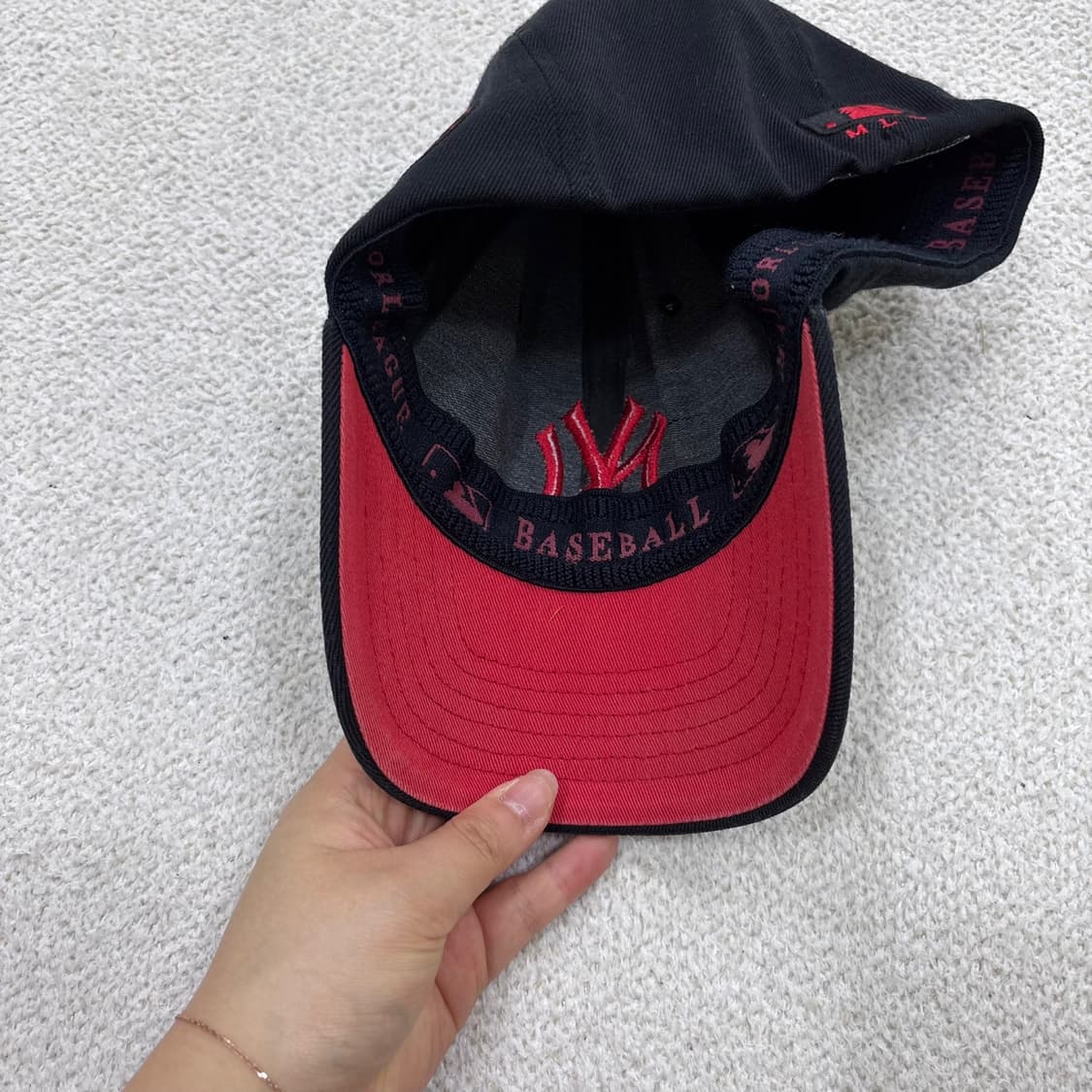 S-M MLB 빨간색 로고 뉴욕 양키스 볼캡 0512E 상품이미지5