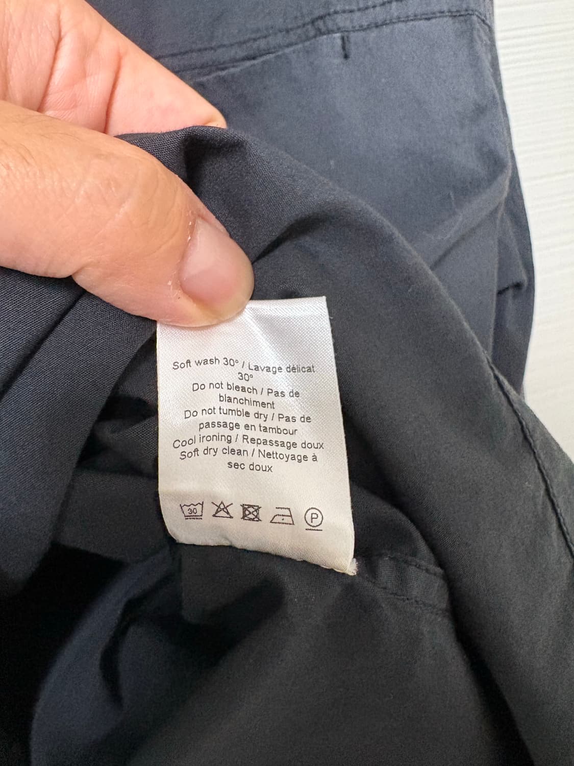 르메르 하이넥 포플린 반팔셔츠 (48) 상품이미지5