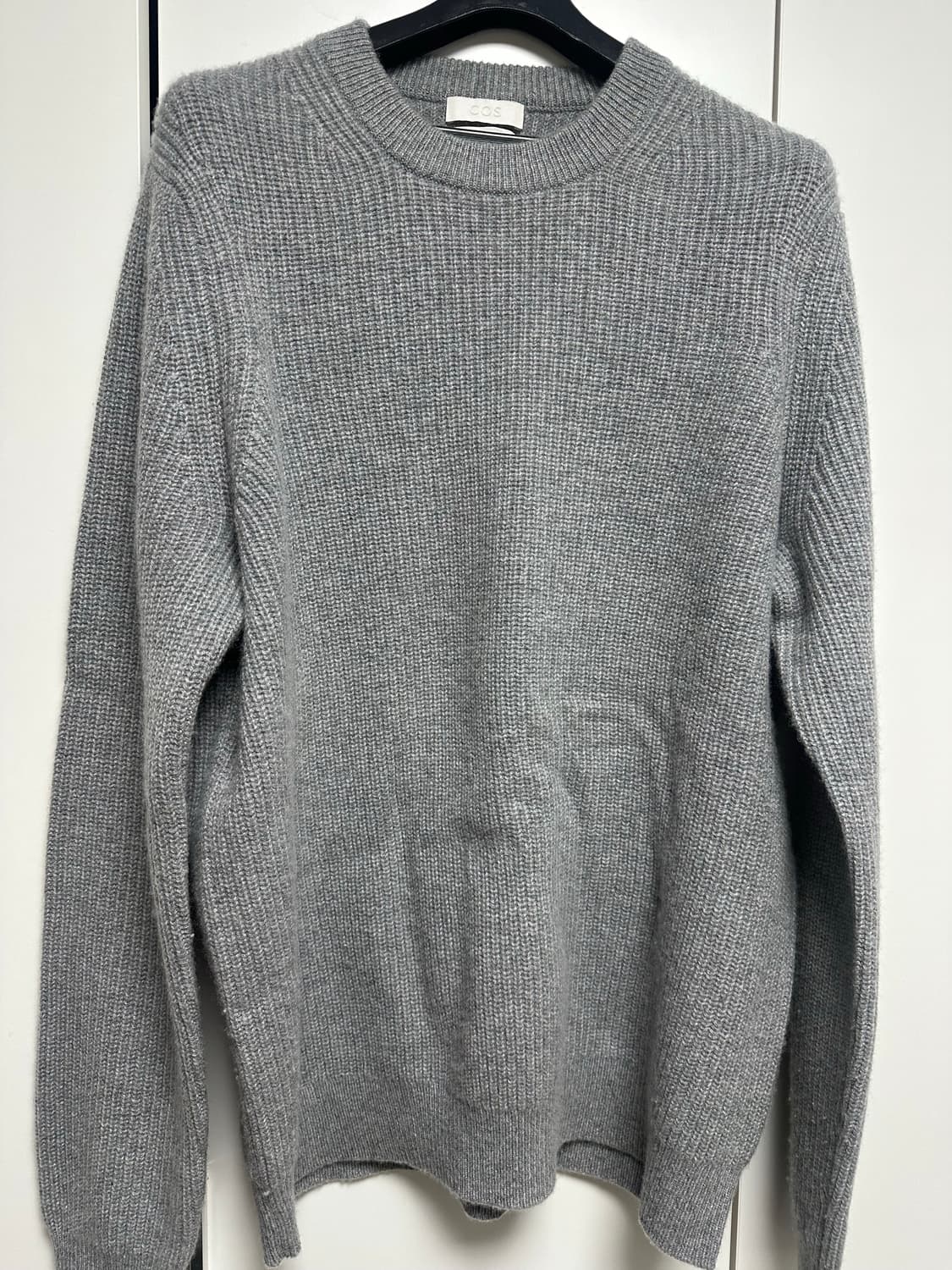 코스 캐시미어 100% 니트 그레이 L 상품이미지2