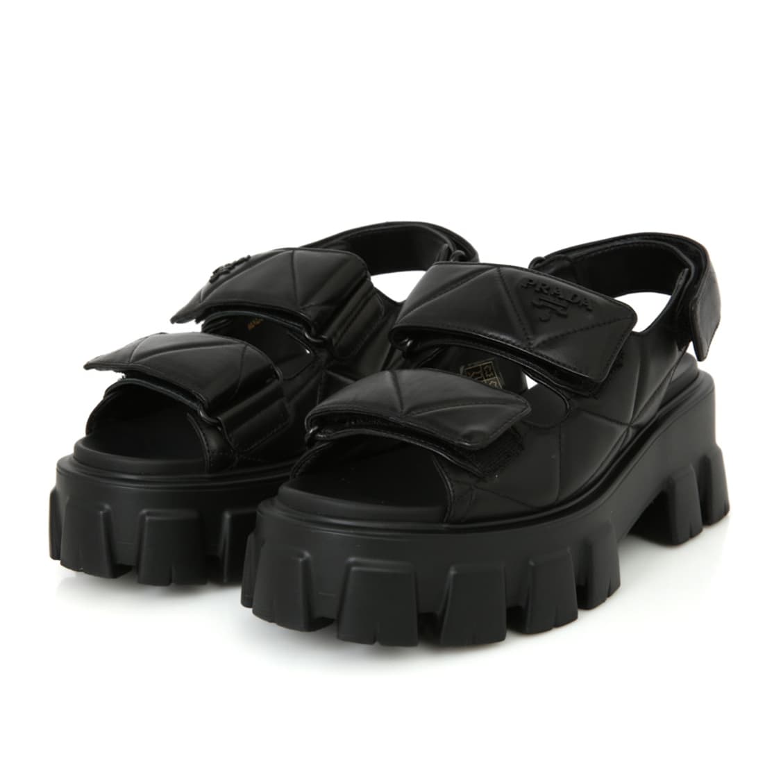 프라다 모노리스 나파 레더 샌들 플랫폼 벨크로 샌달 1X439N 상품이미지3