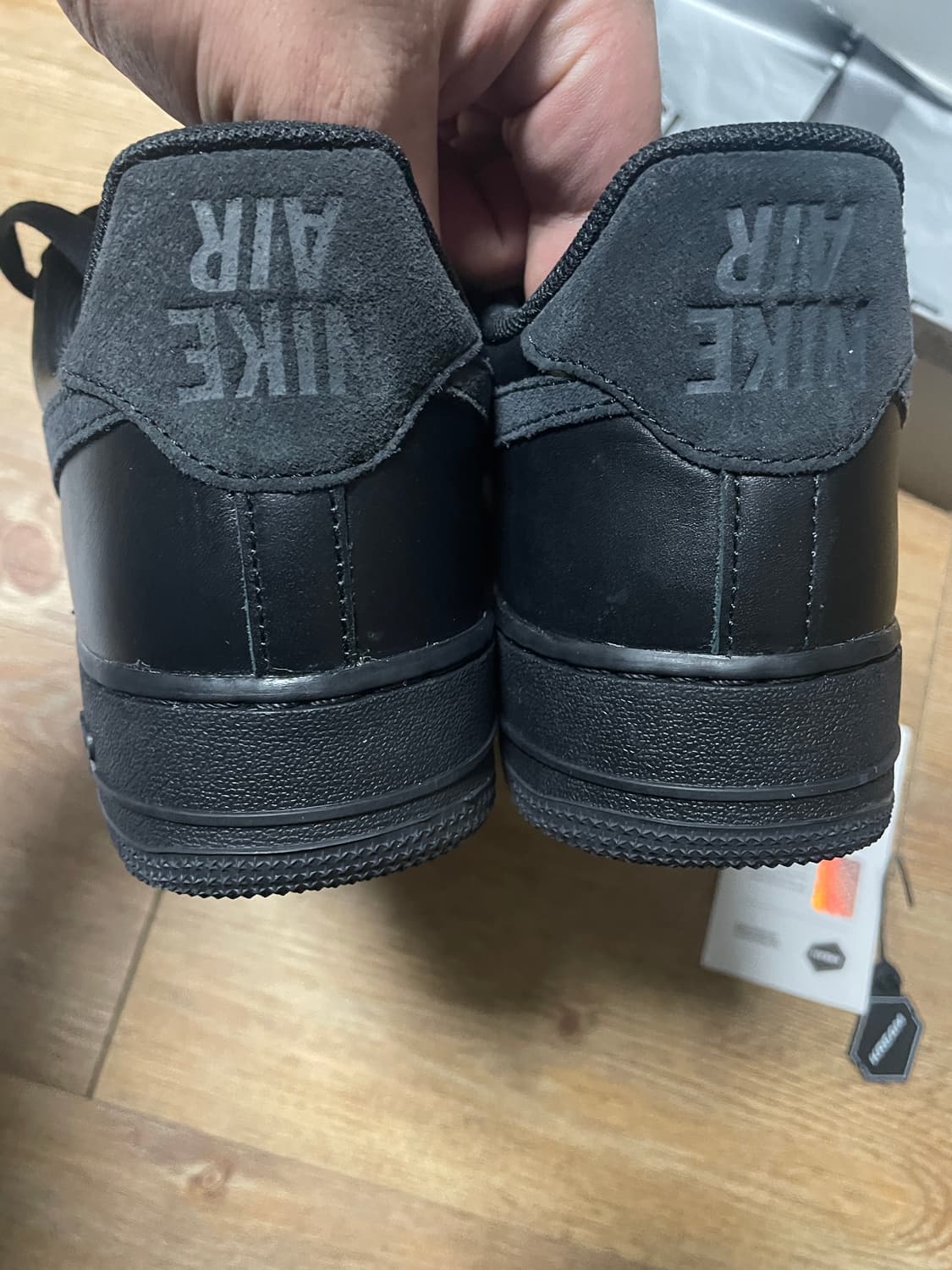 나이키 x 슬램잼 에어포스 1 로우 SP 블랙 앤 오프 느와르 상품이미지5