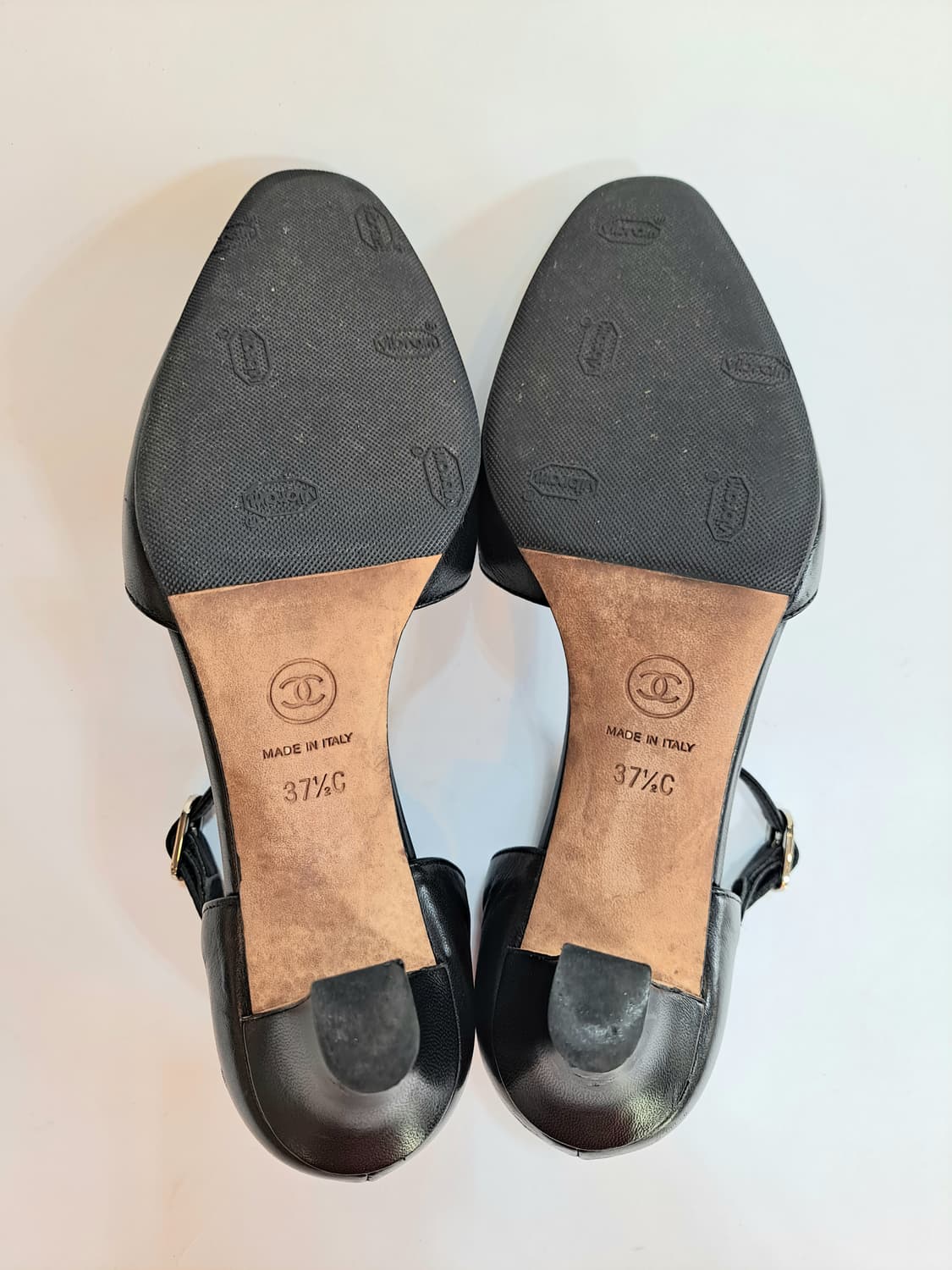 [CHANEL] 샤넬 로고힐 37.5C 상품이미지6