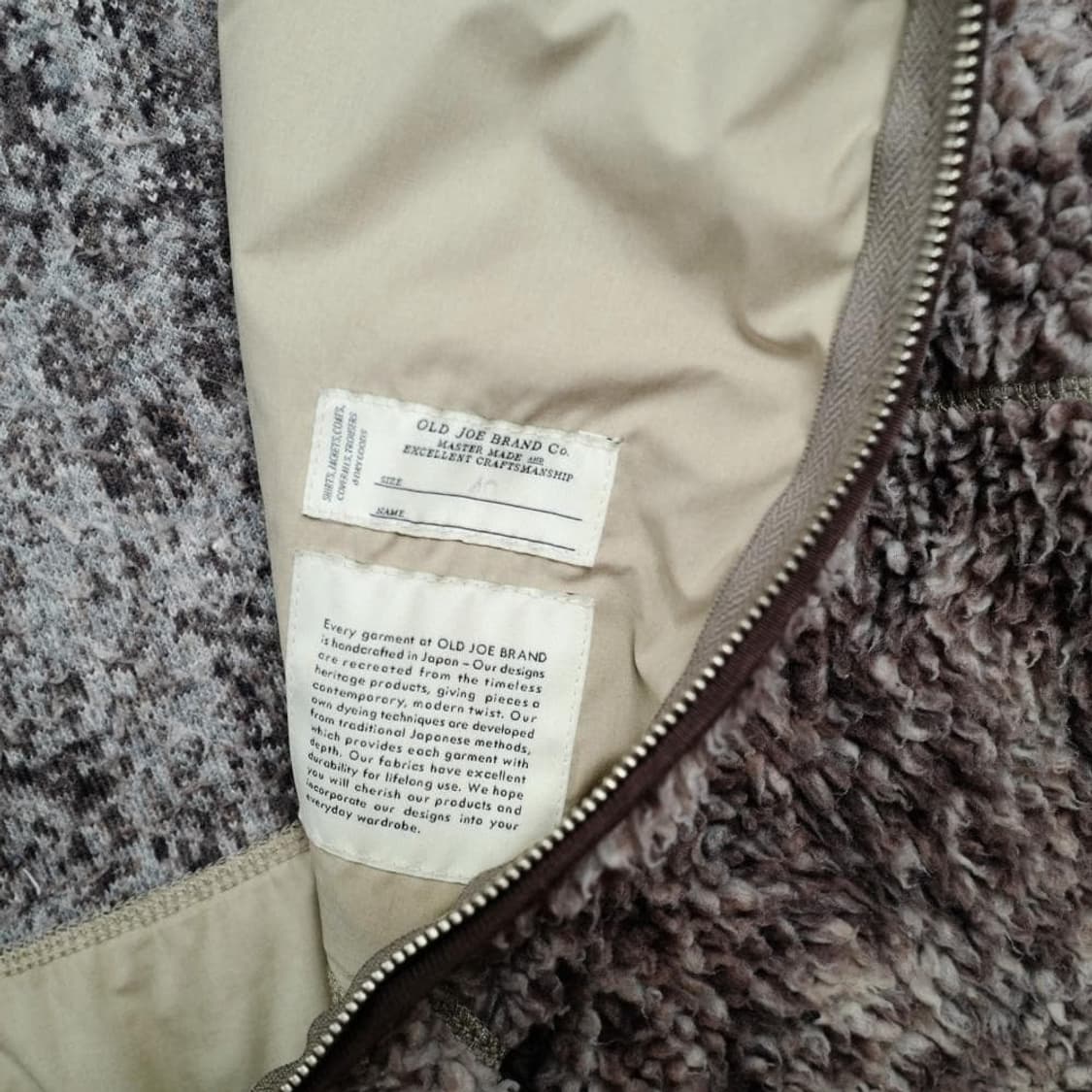 (40) 올드조 oldjoe 파일 자켓 후리스 상품이미지4