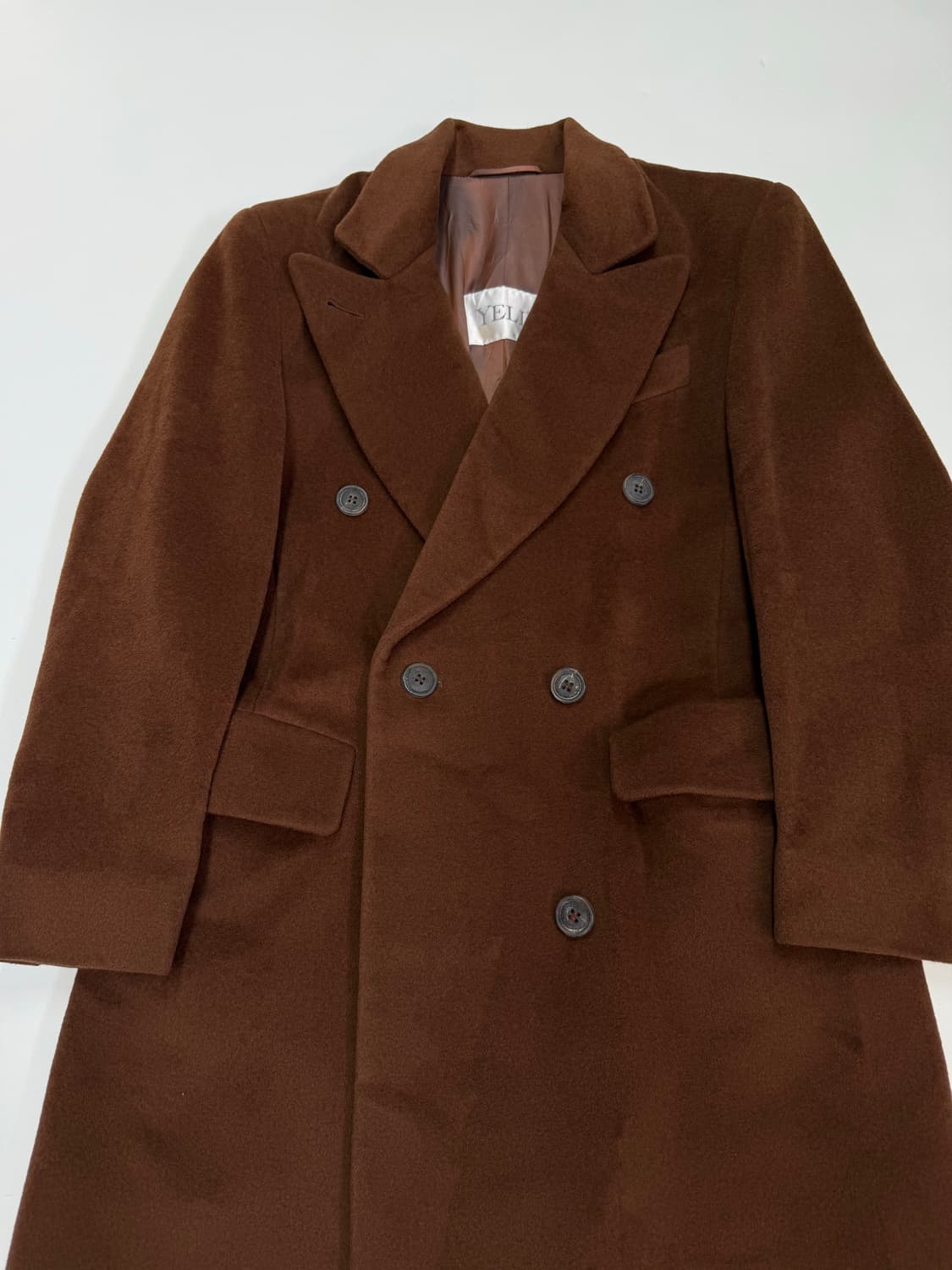 VTG 90s DOUBLE-BREASTED LONG COAT 상품이미지2