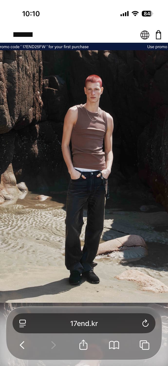 17end 003 워시드 진 s사이즈 상품이미지1