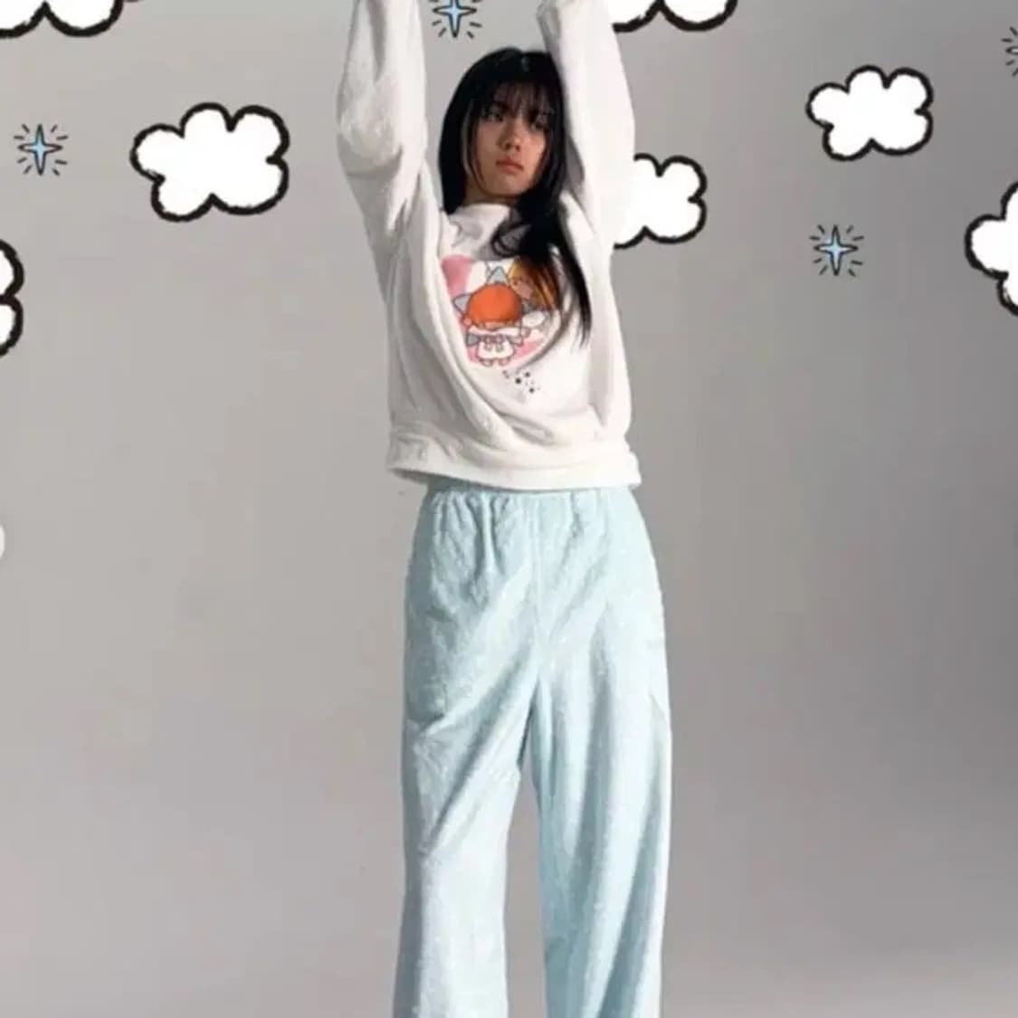 유희 리틀트윈스타 콜라보 잠옷 파자마 상품이미지1