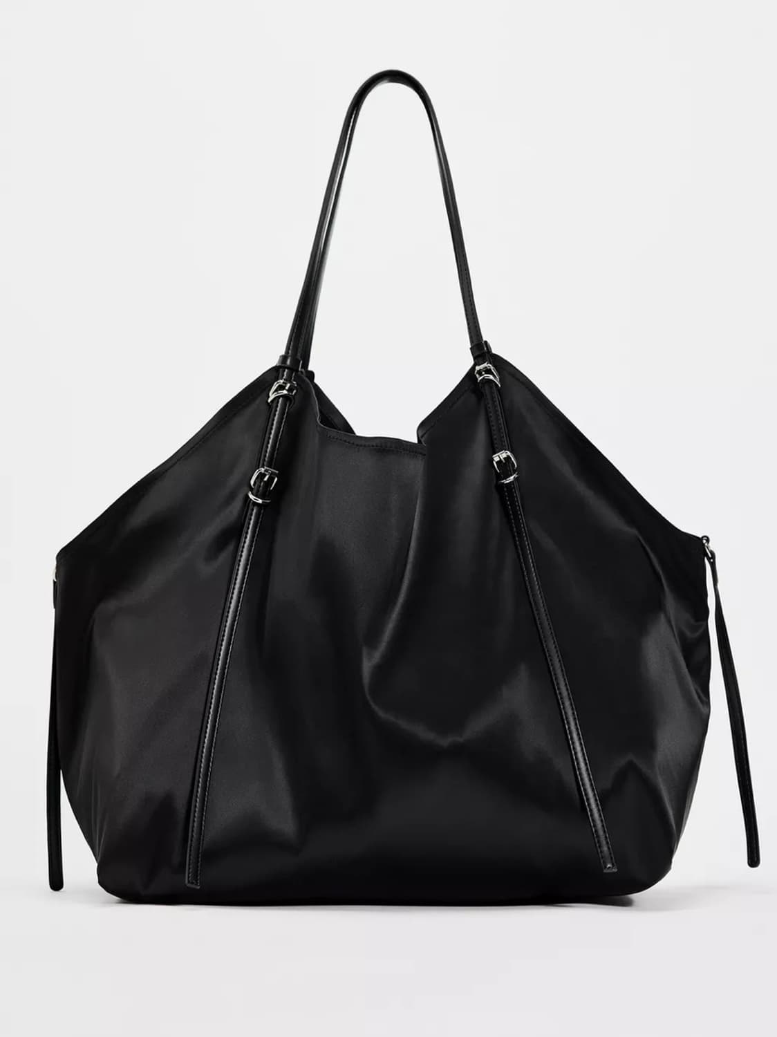 ZARA 자라 새틴 토트백 상품이미지1