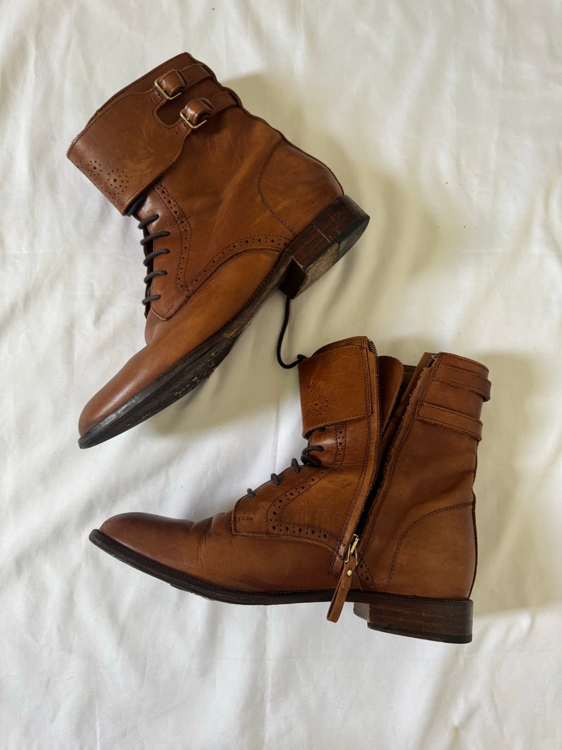 마시모 두띠 레더 컴뱃부츠 상품이미지1