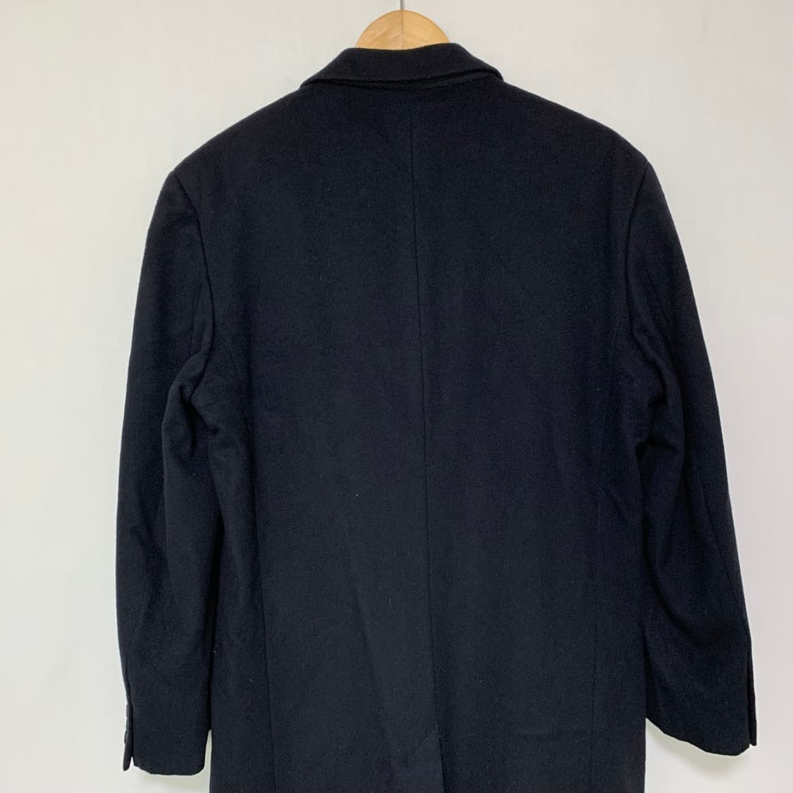 버버리 빈티지 블랙 롱 버튼 코트 남성 남녀공용 상품이미지5