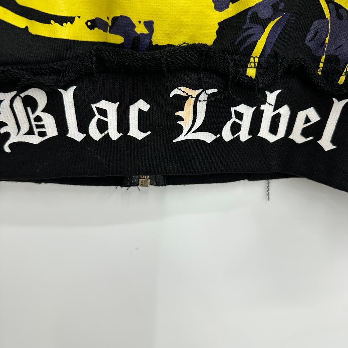 110 Blac Label 레터링 남자 루즈핏 후드집업 상품이미지6