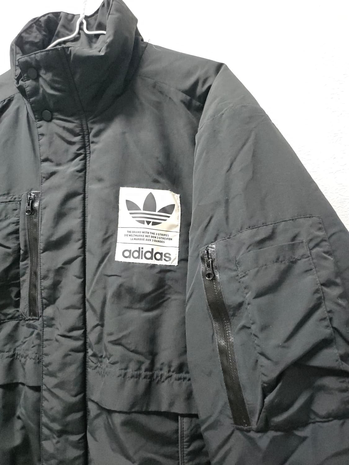 아디다스 블랙 누빔 패딩 점퍼  XL 상품이미지2