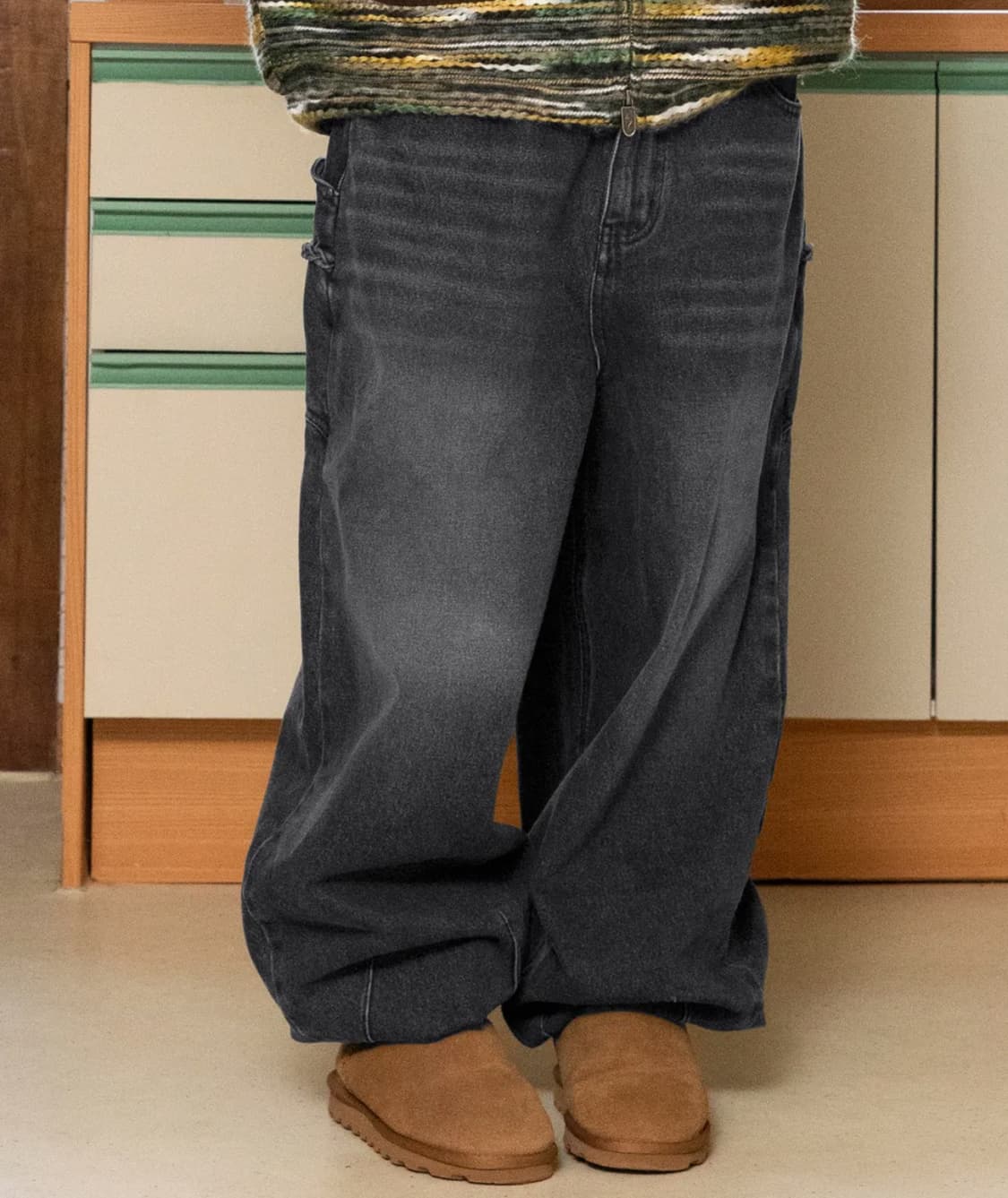 루나키후 워싱 벌룬 데님 상품이미지3