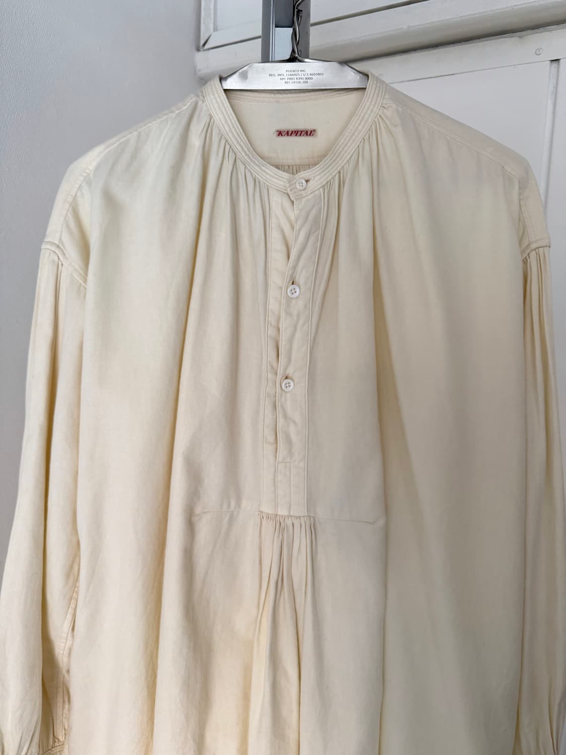 henley neck blouse 상품이미지5