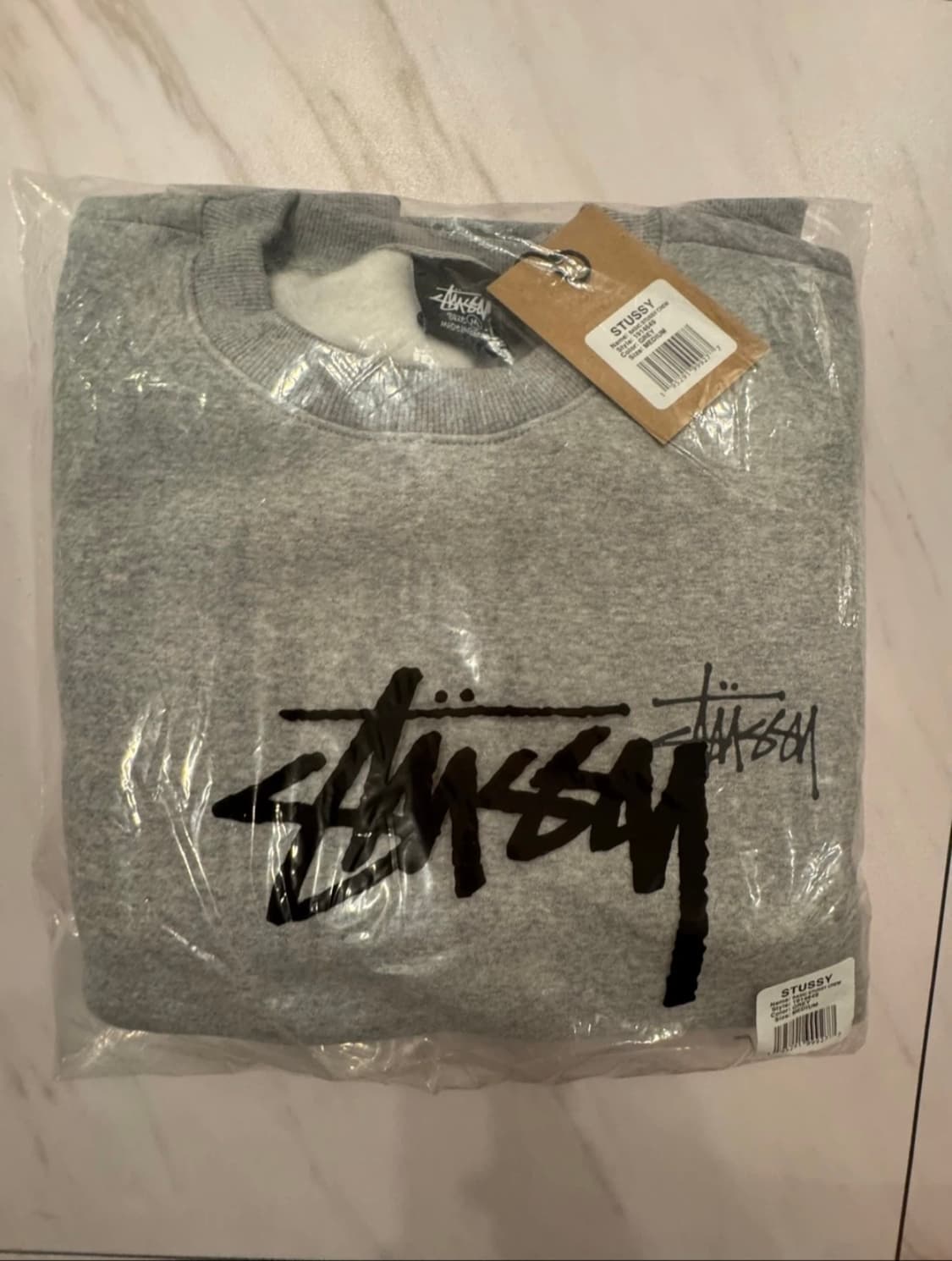 [새상품/정품]스투시 베이직 기모 맨투맨 남녀공용 3color 상품이미지6