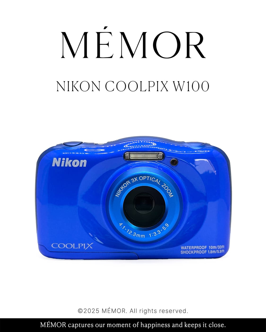 유튜버픽/박스셋민트급✨Nikon Coolpix W100 방수 빈티지디카 상품이미지1