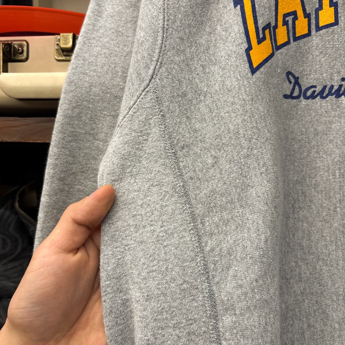 90s 리 리버스위브 Late Show 레터링 굿즈 스웻셔츠 N1217 상품이미지6