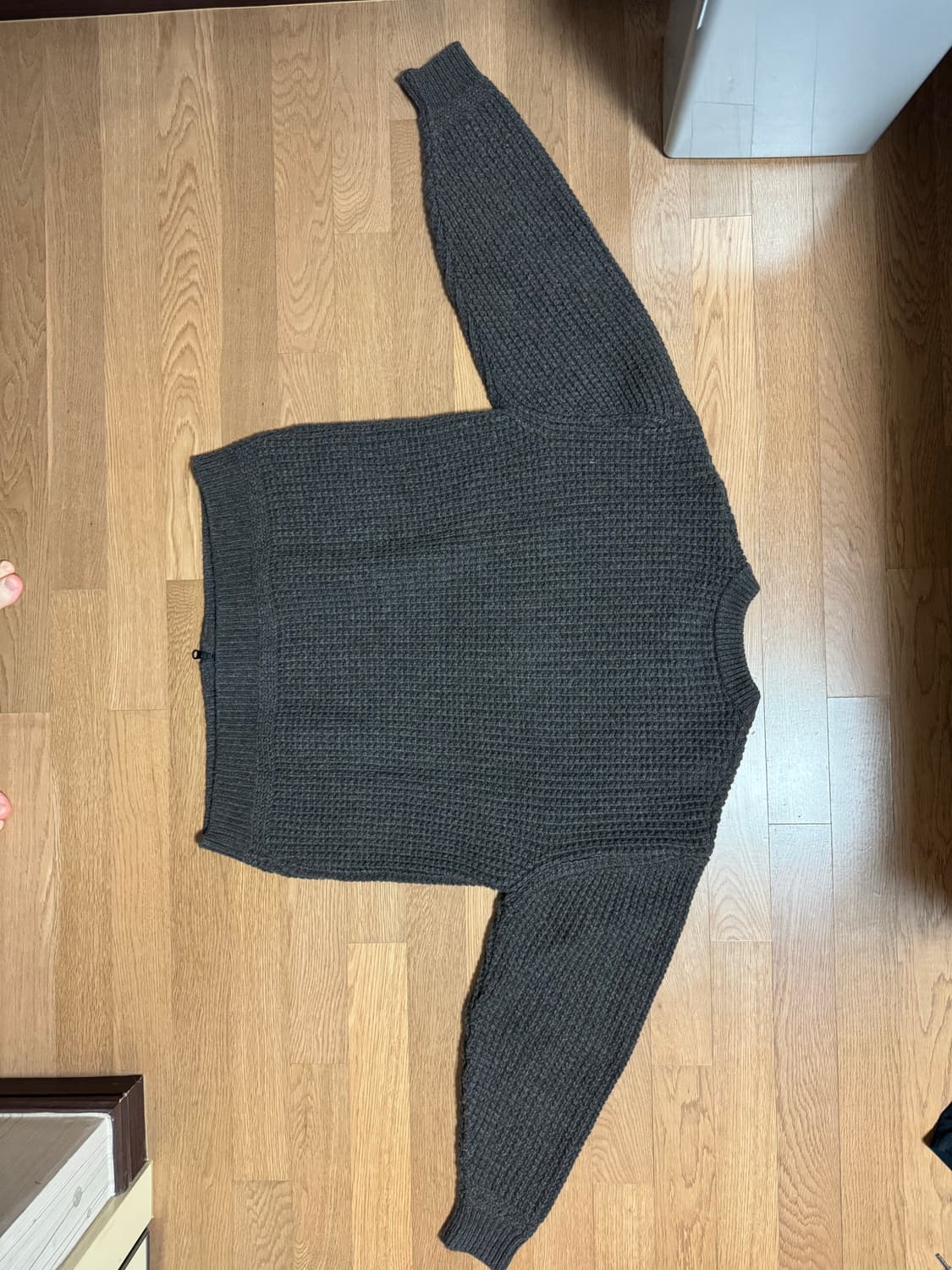 에스피오나지 와플 집업 가디건 모카 xl 상품이미지4