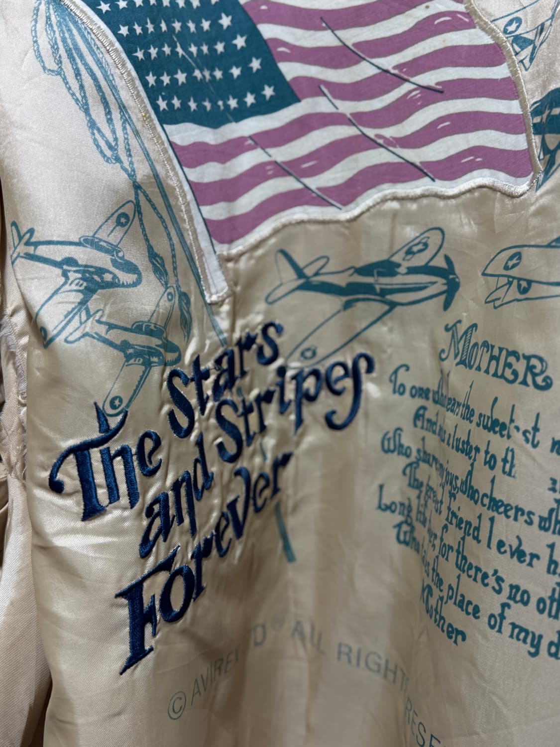 아비렉스Avirex 미공군 A2 레더 재킷 상품이미지8