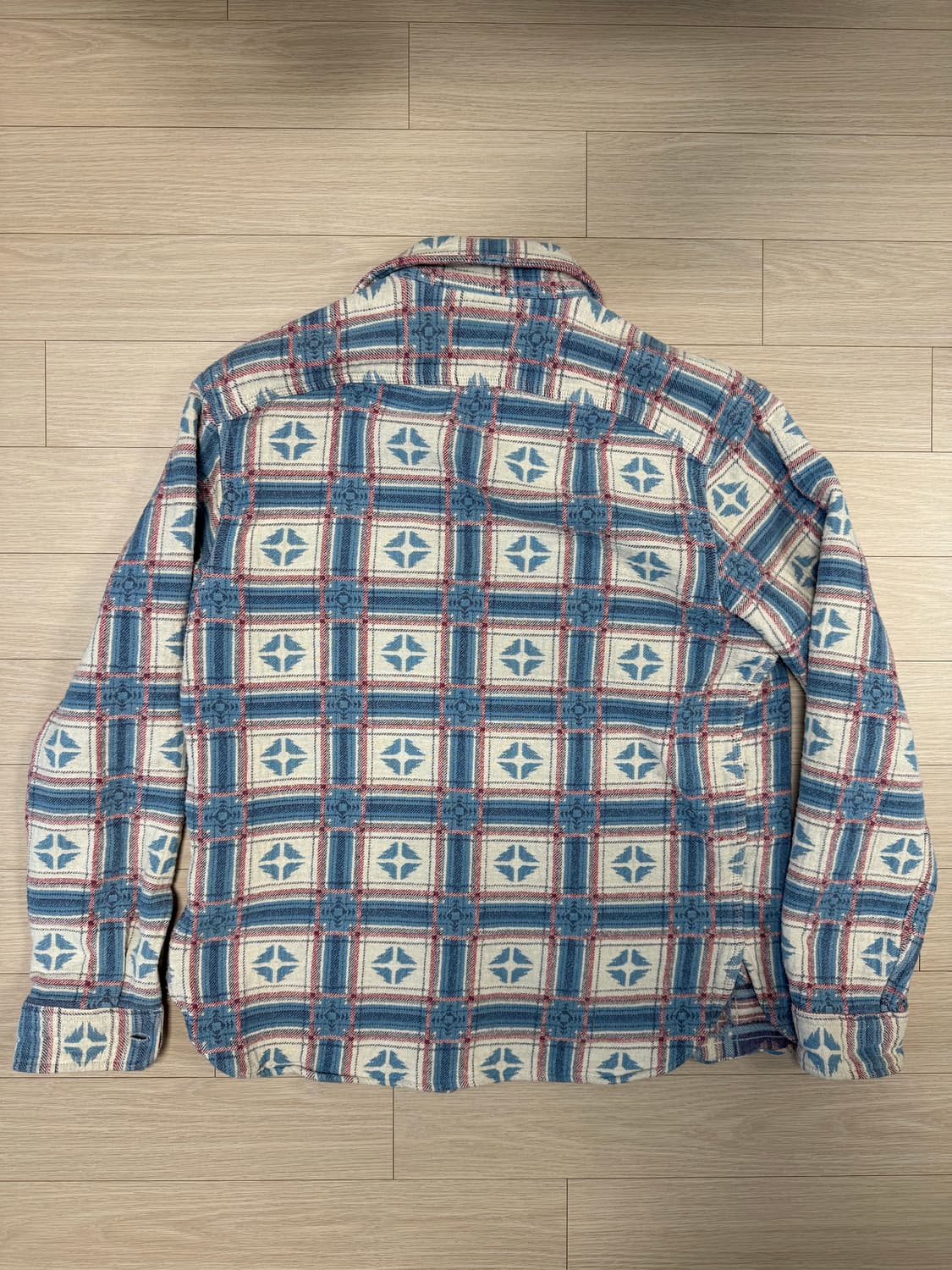 [m] rrl 사우스웨스턴 브러시 자카드 워크셔츠 상품이미지2