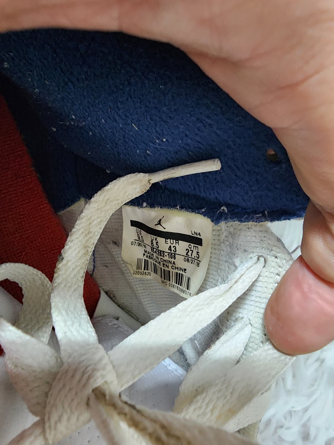 나이키 에어 조던 3 트루 블루 농구화 상품이미지5