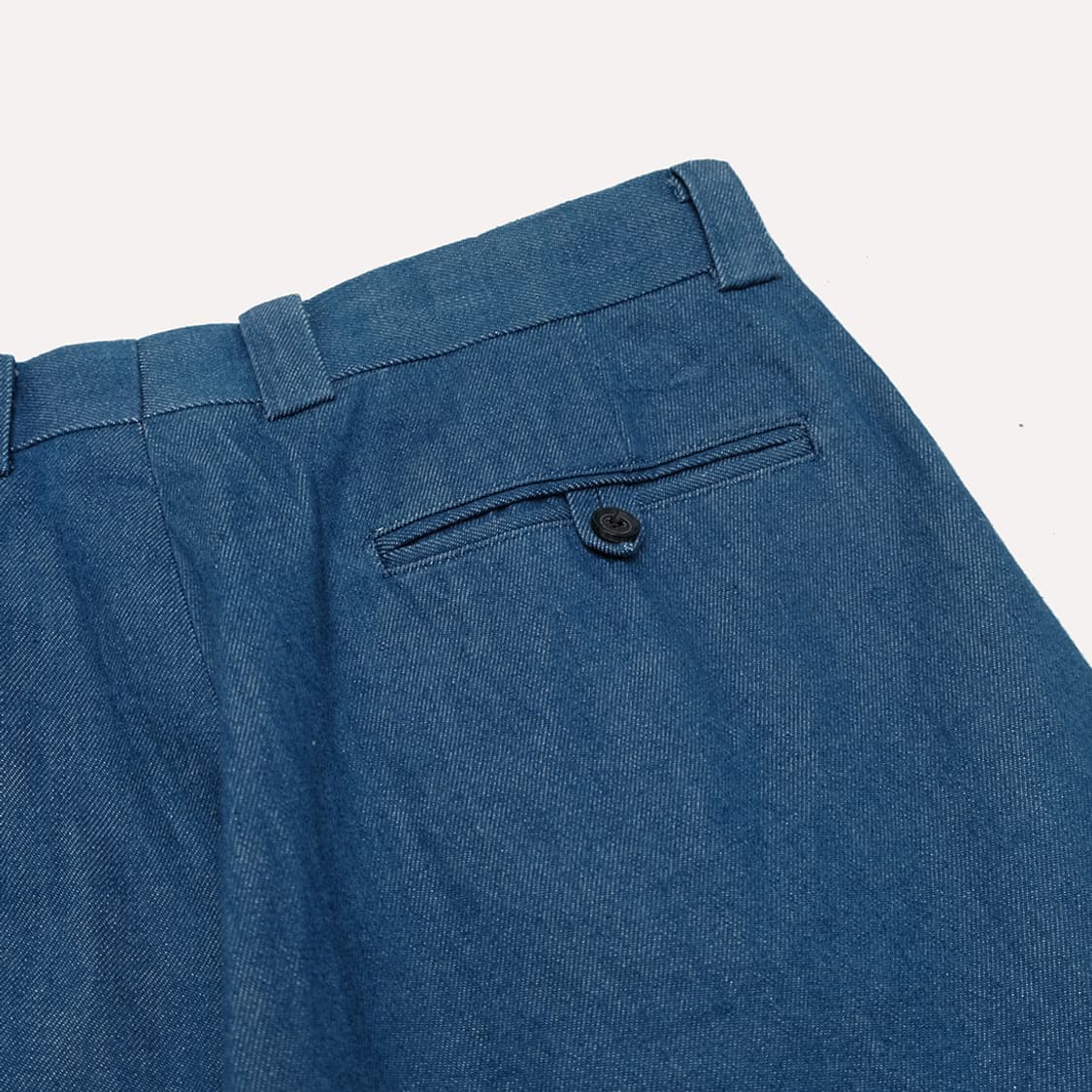 10oz blue shuttle denim 1-tuck baggy 상품이미지7