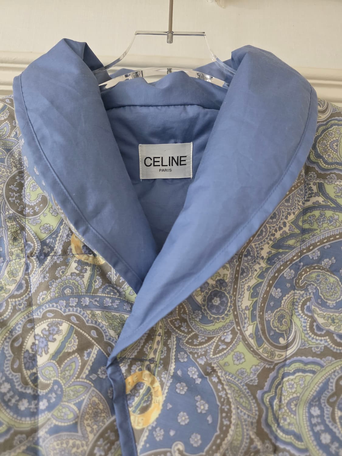 거의새거) 정품 셀린느 페이즐리 여성 퀼팅 경량 다운 조끼 상품이미지10