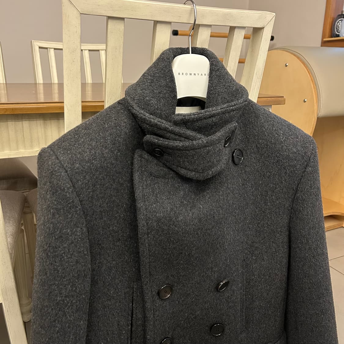 던스트 울 하프코트(누빔 안감) 상품이미지2