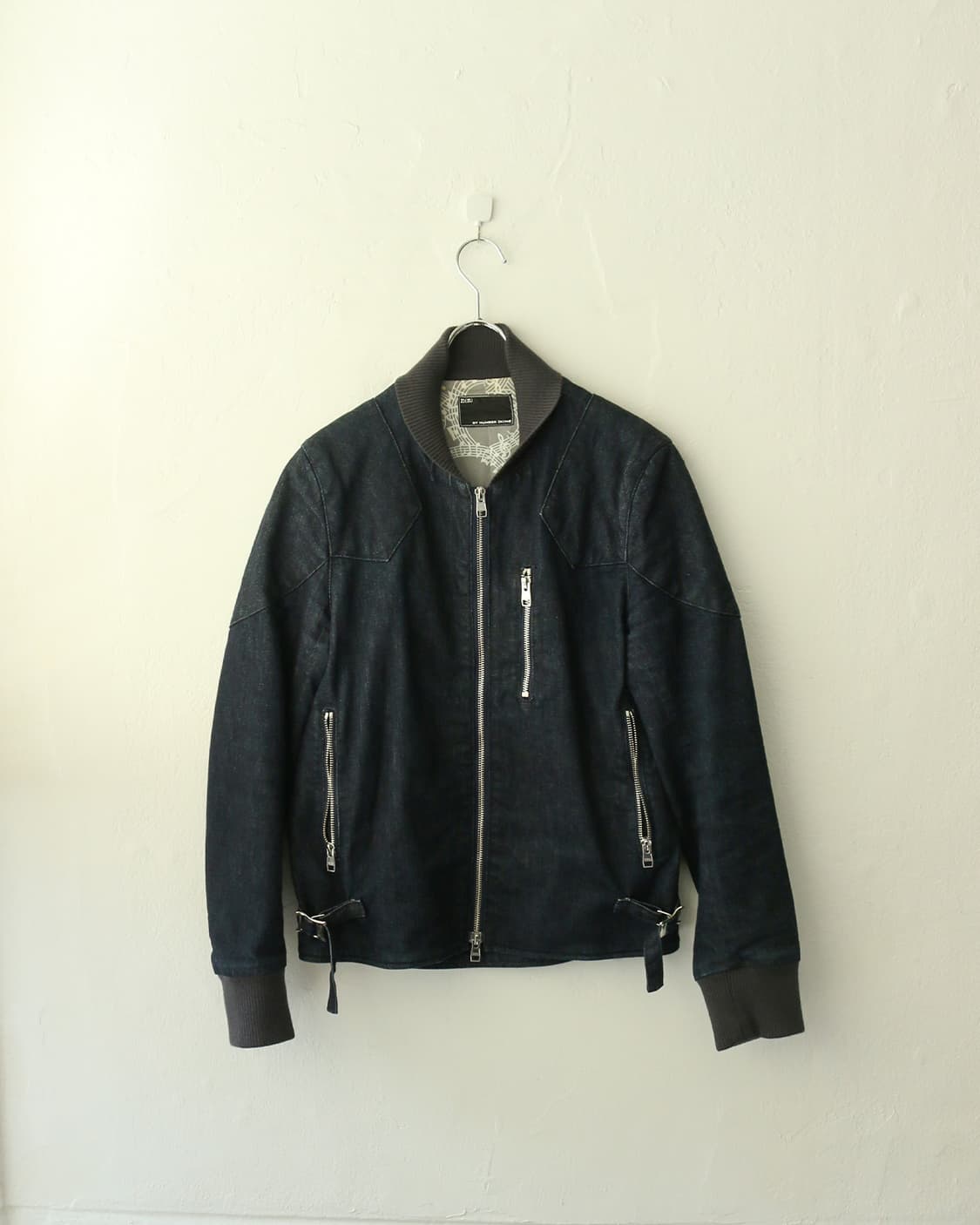 넘버나인 데님 라이더 자켓  상품이미지1