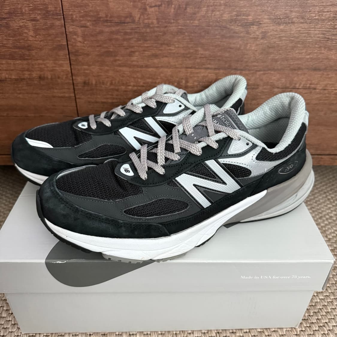 뉴발란스 990v6 블랙 285 운동화 런닝화 스니커즈 상품이미지1