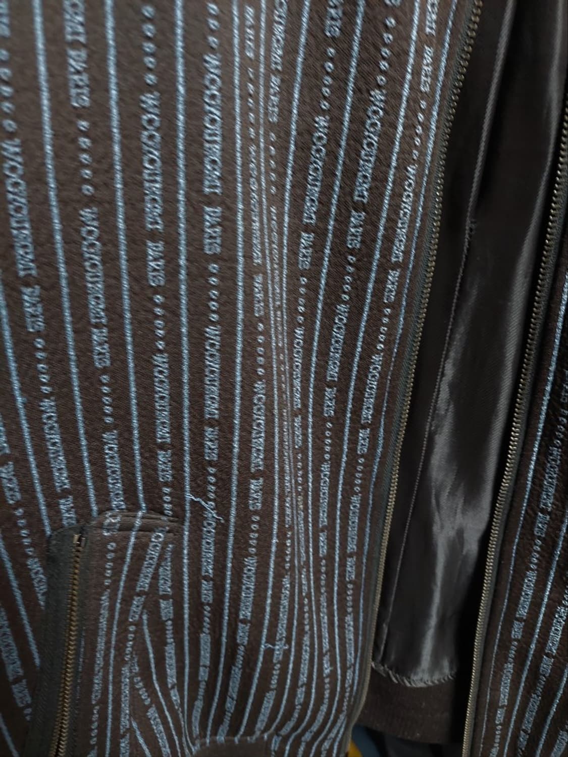 WOOYOUNGMI 올오버 스트라이프 봄버 자켓 50 상품이미지10