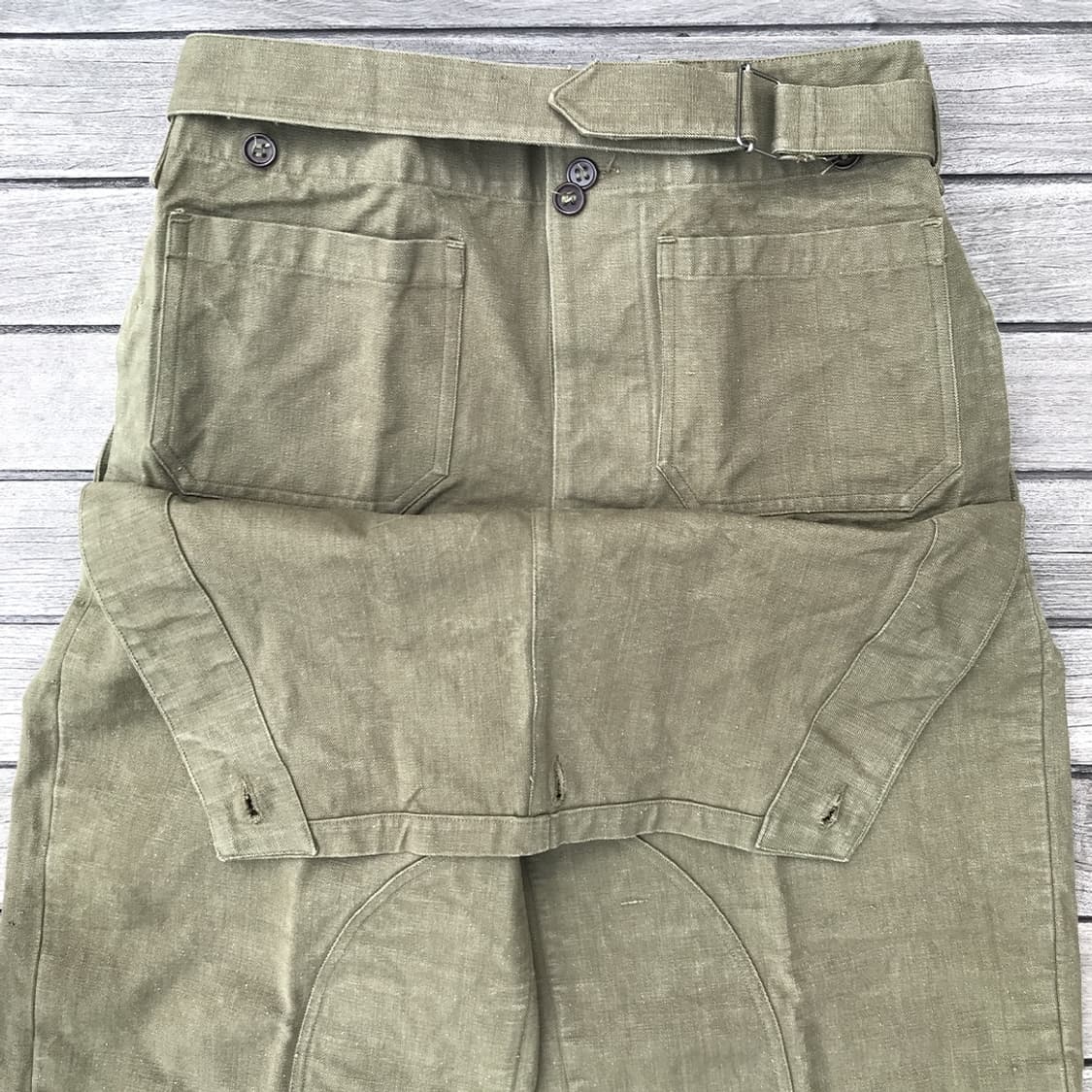 사이즈1 민트급 50년대 프랑스군 모터사이클병 오버팬츠 상품이미지1