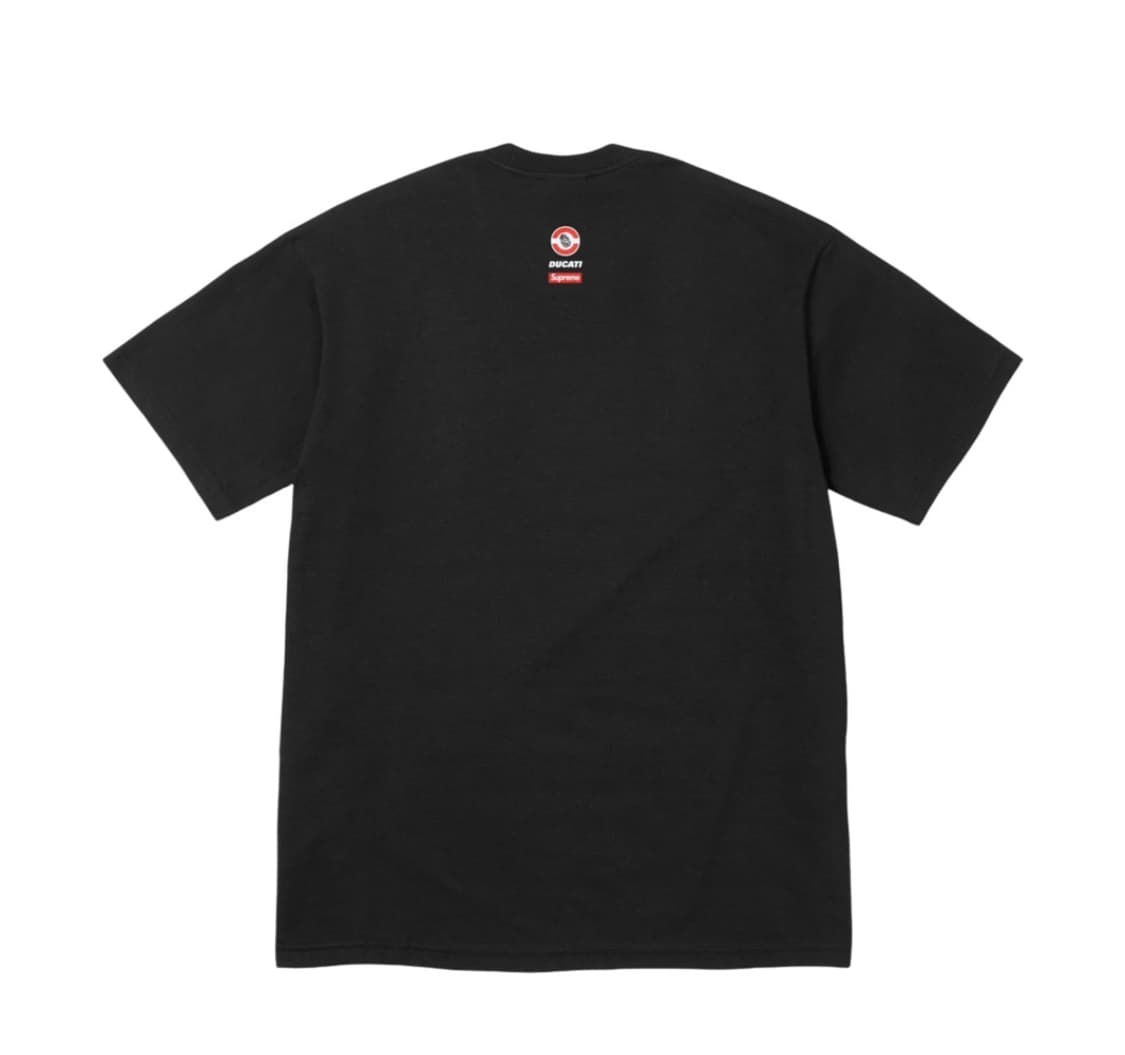 XL) 슈프림 x 두카티 바이크 티셔츠 블랙 24ss 상품이미지2