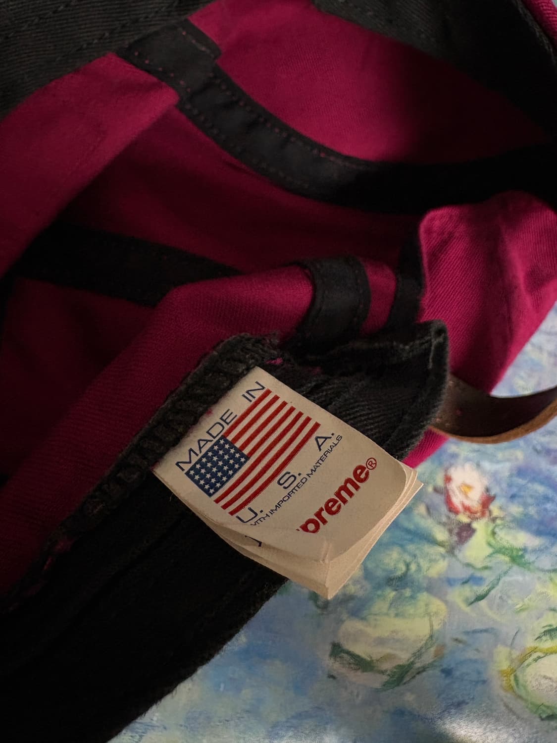 슈프림 캠프캡 마젠타 24FW (영국 구매) 상품이미지7